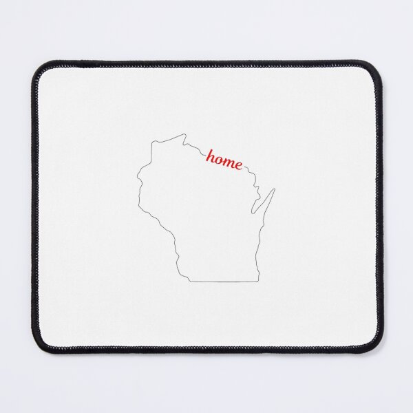 Item preview, Wisconsin State Outline Home designed and sold by US States Merch.