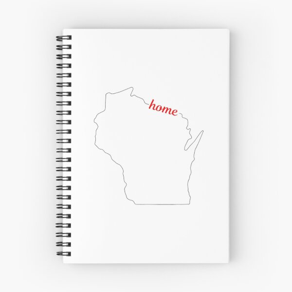 Item preview, Wisconsin State Outline Home designed and sold by US States Merch.