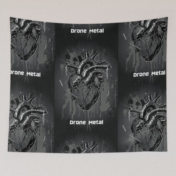 Item preview, Drone Metal Heart Vibes Dark soul in Mind designed and sold by Piotrek0001.