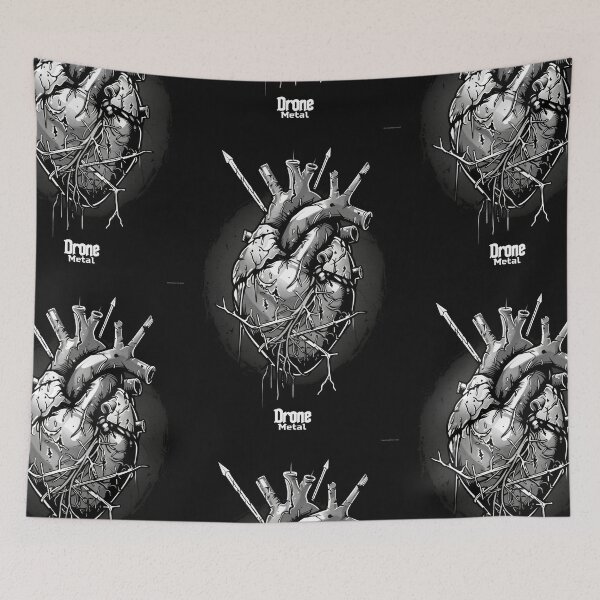 Item preview, Drone Metal Heart Vibes Dark soul in Mind designed and sold by Piotrek0001.