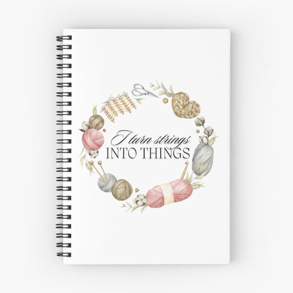 Item preview, I turn Strings into Things designed and sold by MoonMothPrintco.