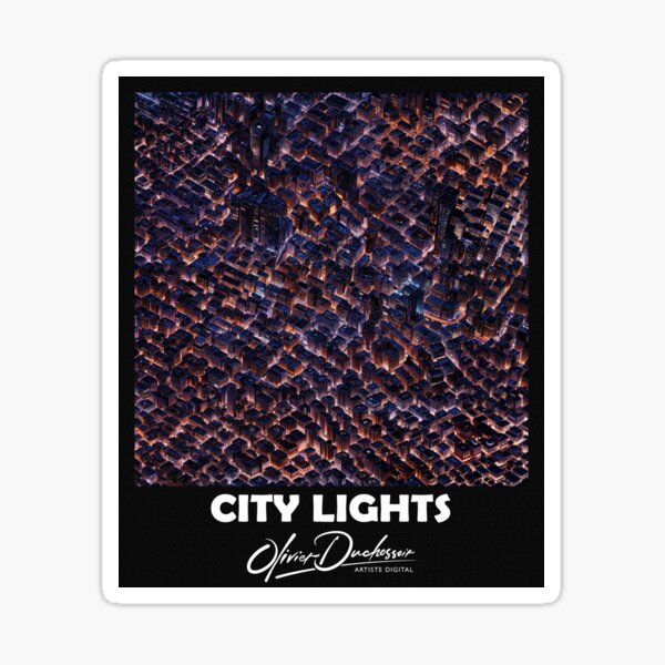 Aperçu de l'œuvre City lights 15 créée et vendue par olivier duchossoir.