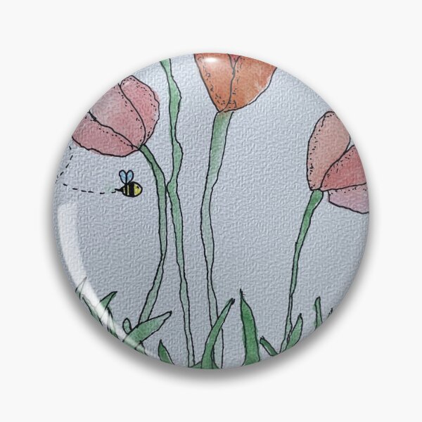 Item preview, Flowers and bee designed and sold by Gsorsnoi.