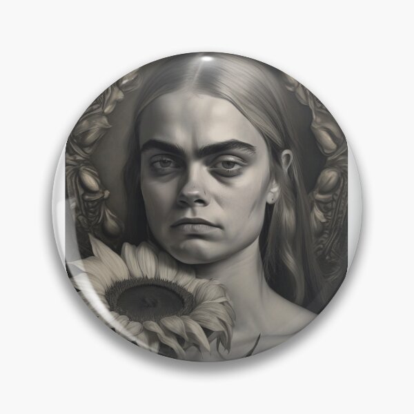 Item preview, Solemn Girl with a Sunflower designed and sold by Annabelly321.