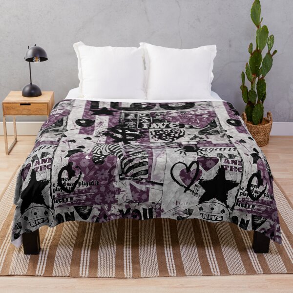 Item preview, Purple And Black Zebra Collage designed and sold by OLAIZA.