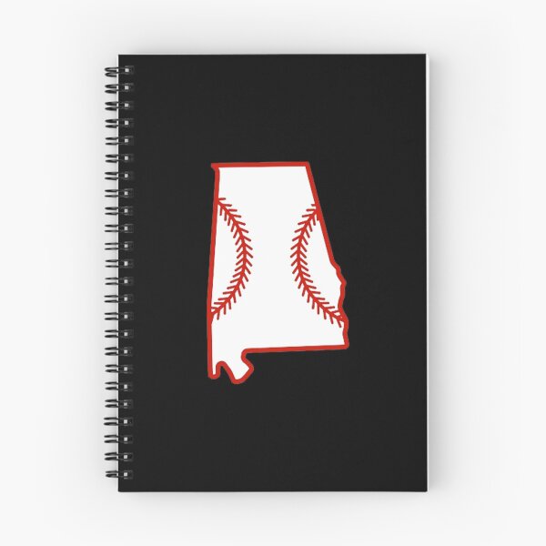 Item preview, Alabama State Outline Baseball Stitch designed and sold by US States Merch.
