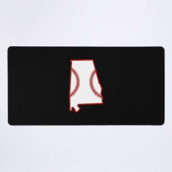 Item preview, Alabama State Outline Baseball Stitch designed and sold by US States Merch.