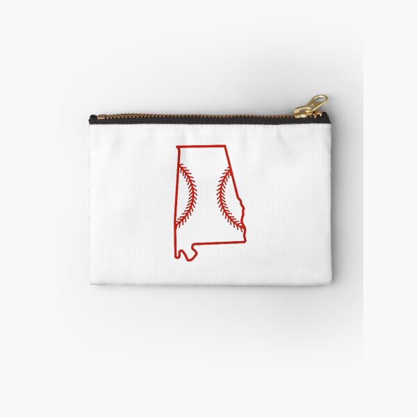 Item preview, Alabama State Outline Baseball Stitch designed and sold by US States Merch.