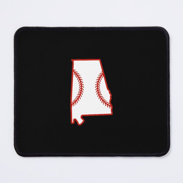 Item preview, Alabama State Outline Baseball Stitch designed and sold by US States Merch.