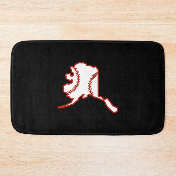 Item preview, Alaska State Outline Baseball Stitch designed and sold by US States Merch.