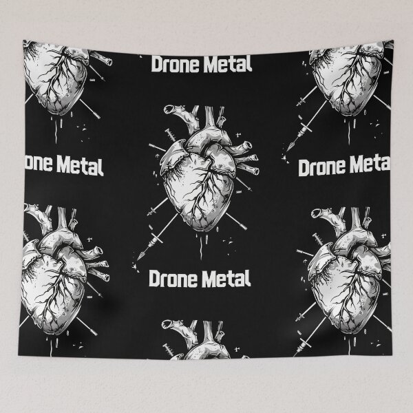 Item preview, Drone Metal Heart Vibes Dark soul in Mind designed and sold by Piotrek0001.