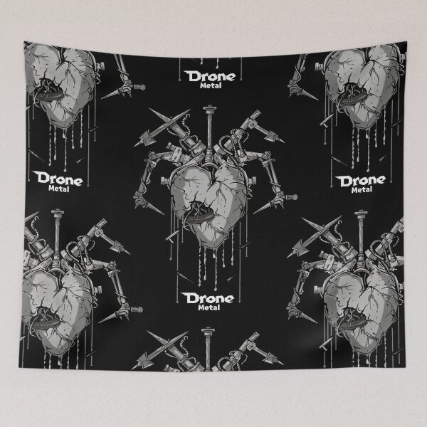 Item preview, Drone Metal Heart Vibes Dark soul in Mind designed and sold by Piotrek0001.