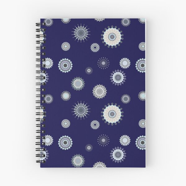 Item preview, Gray Mandalas on Navy Blue  designed and sold by JaygiesDesign.