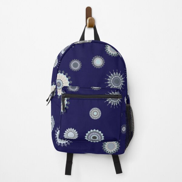 Item preview, Gray Mandalas on Navy Blue designed and sold by JaygiesDesign.