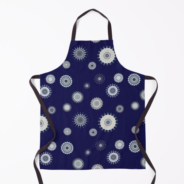 Item preview, Gray Mandalas on Navy Blue  designed and sold by JaygiesDesign.