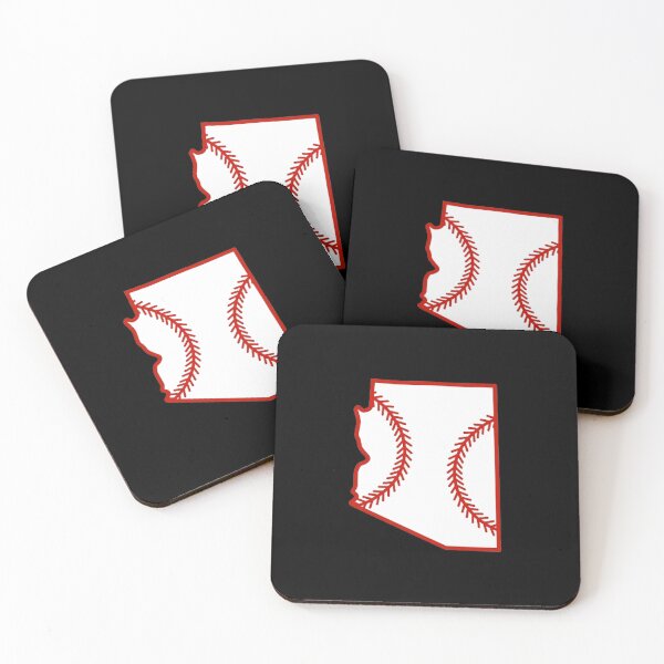 Item preview, Arizona State Outline Baseball Stitch designed and sold by US States Merch.