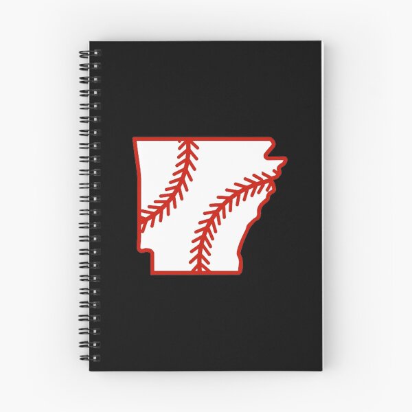 Item preview, Arkansas State Outline Baseball Stitch designed and sold by US States Merch.