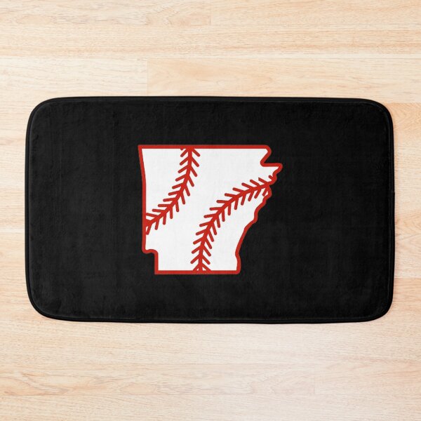 Item preview, Arkansas State Outline Baseball Stitch designed and sold by US States Merch.