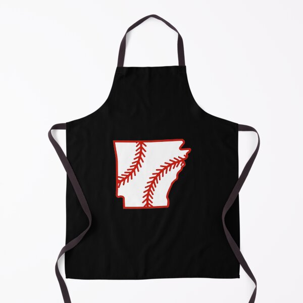 Item preview, Arkansas State Outline Baseball Stitch designed and sold by US States Merch.