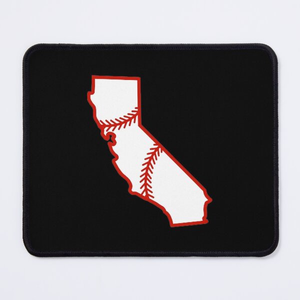 Item preview, California State Outline Baseball Stitch designed and sold by US States Merch.