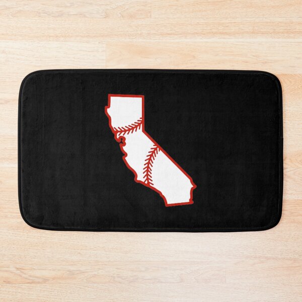 Item preview, California State Outline Baseball Stitch designed and sold by US States Merch.