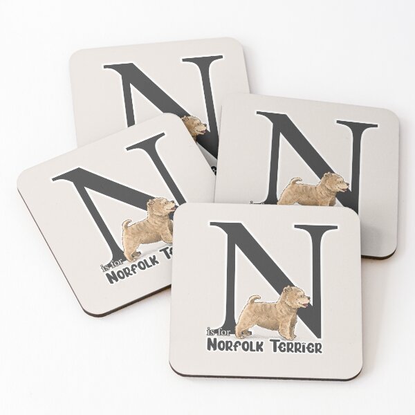 Item preview, N is for Norfolk Terrier designed and sold by Elspeth Rose Design.