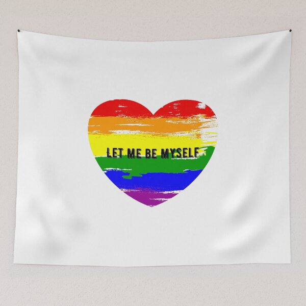 Item preview, Cute LGBT heart with writing  designed and sold by mvbihh.