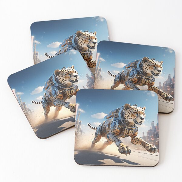 Item preview, cyborg cheetah designed and sold by 92veroe.