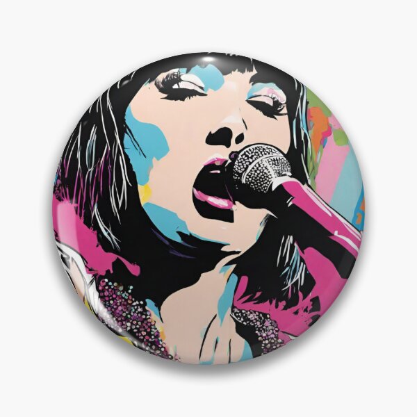 Item preview, Karen O - Yeah Yeah Yeahs - Pop Art  designed and sold by kinzerarts.