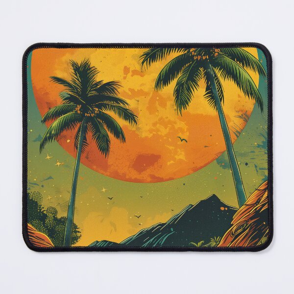 Item preview, Summer scene with palm trees designed and sold by Rebelka.