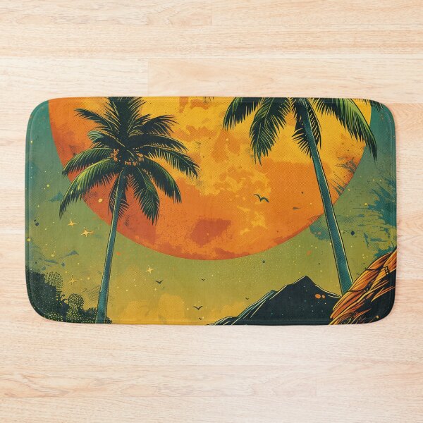 Item preview, Summer scene with palm trees designed and sold by Rebelka.
