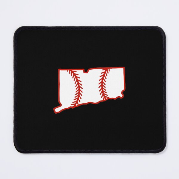 Item preview, Connecticut State Outline Baseball Stitch designed and sold by US States Merch.