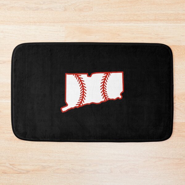 Item preview, Connecticut State Outline Baseball Stitch designed and sold by US States Merch.