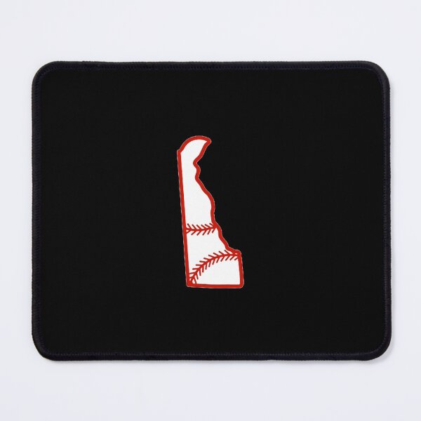 Item preview, Delaware State Outline Baseball Stitch designed and sold by US States Merch.