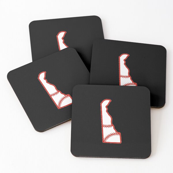 Item preview, Delaware State Outline Baseball Stitch designed and sold by US States Merch.