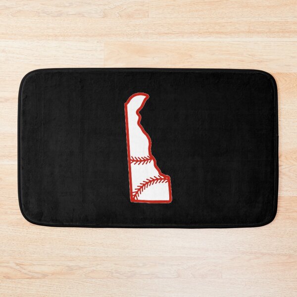 Item preview, Delaware State Outline Baseball Stitch designed and sold by US States Merch.