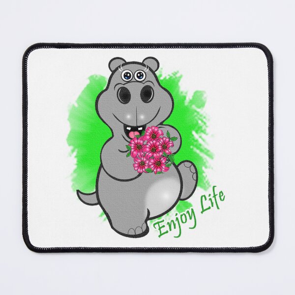 Item preview, Hippo enjoying life  designed and sold by Shirley cute art .