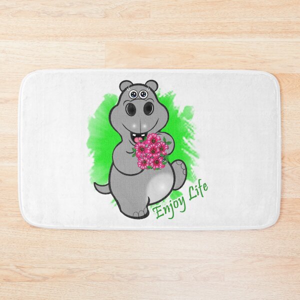Item preview, Hippo enjoying life  designed and sold by Shirley cute art .