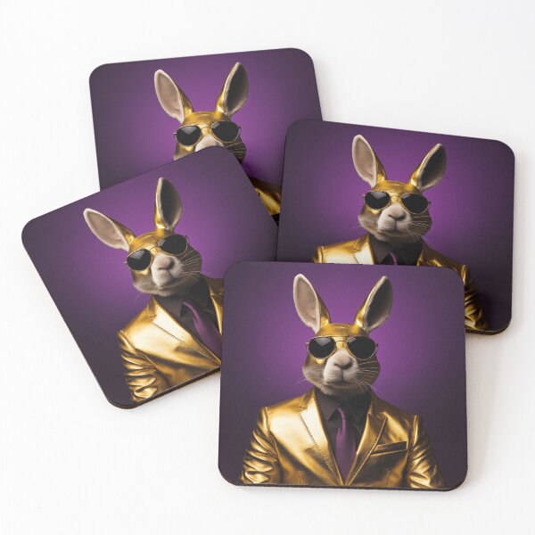 Item preview, Bunny Cool: Hoppin' with Style - Funny Animal  designed and sold by MonicaGoDesign.