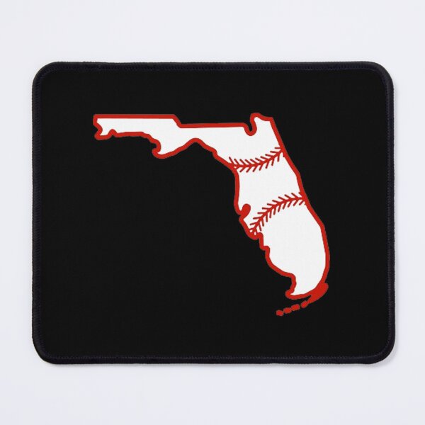 Item preview, Florida State Outline Baseball Stitch designed and sold by US States Merch.