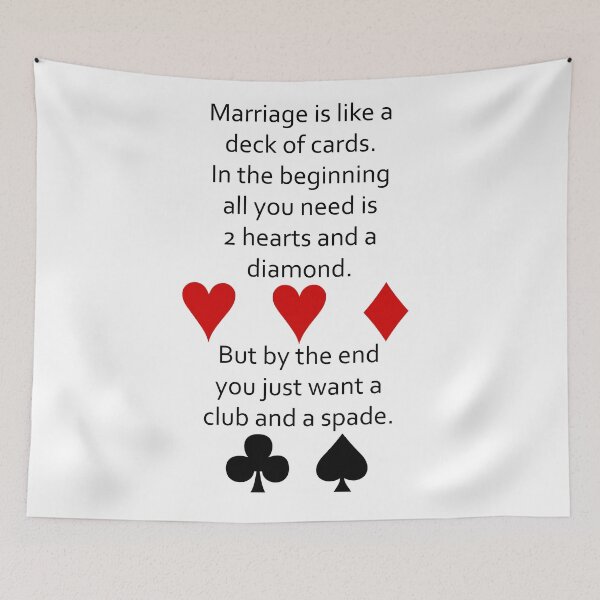 Item preview, Marriage Suits of Cards Design designed and sold by GetItGiftIt.