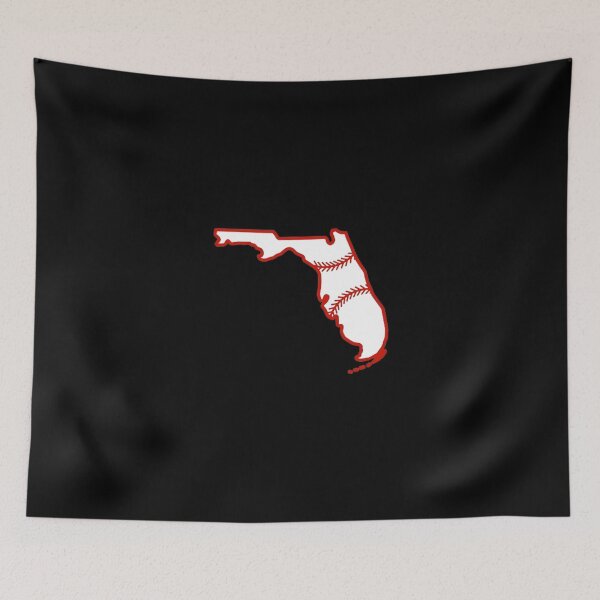 Item preview, Florida State Outline Baseball Stitch designed and sold by US States Merch.