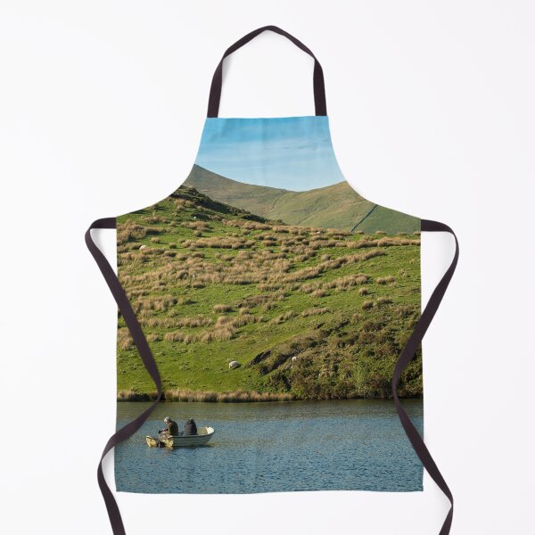 Item preview, Anglers fishing Llyn Dywarchen Eryri National Park, Wales. designed and sold by RobThorley.