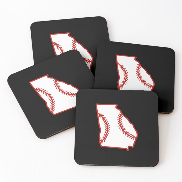 Item preview, Georgia State Outline Baseball Stitch designed and sold by US States Merch.