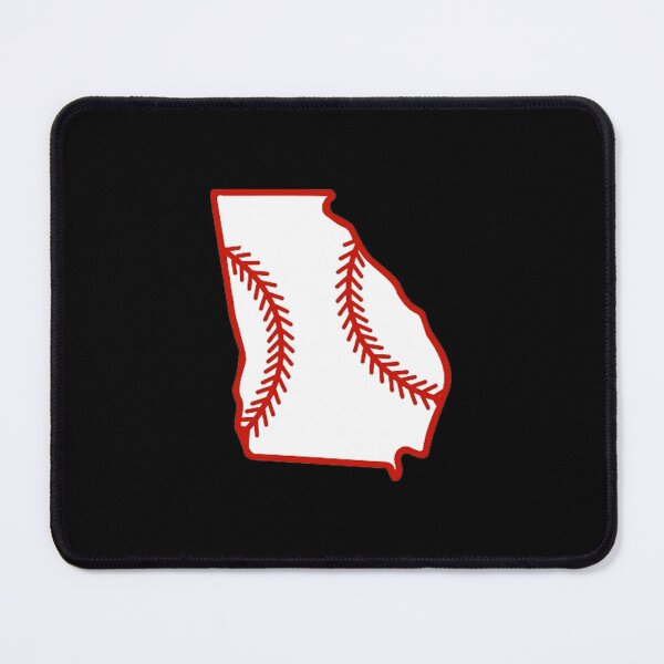 Item preview, Georgia State Outline Baseball Stitch designed and sold by US States Merch.