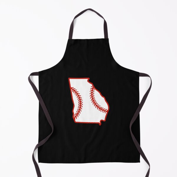 Item preview, Georgia State Outline Baseball Stitch designed and sold by US States Merch.