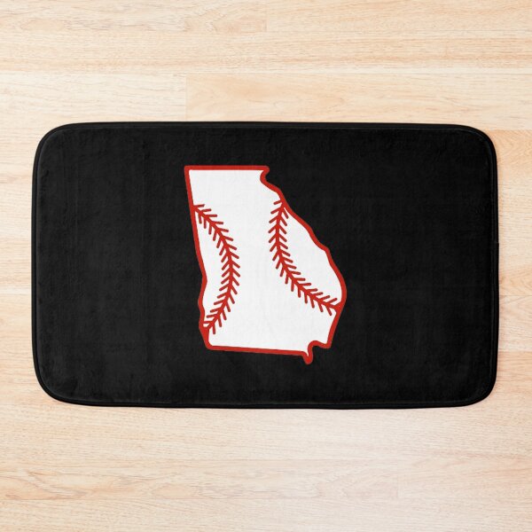 Item preview, Georgia State Outline Baseball Stitch designed and sold by US States Merch.