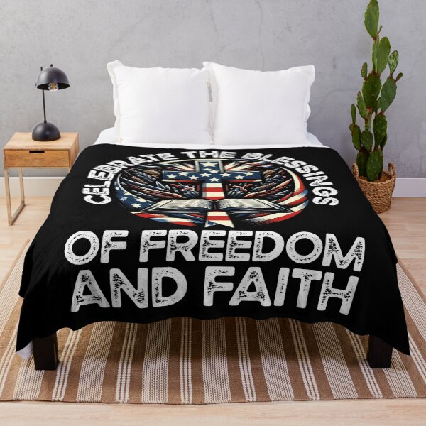 Item preview, Celebrate the Blessings of Freedom and Faith designed and sold by kniekum.