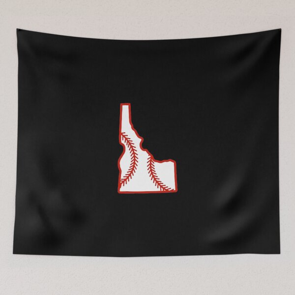 Item preview, Idaho State Outline Baseball Stitch designed and sold by US States Merch.