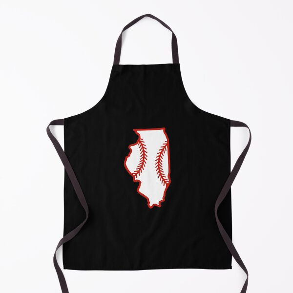 Item preview, Illinois State Outline Baseball Stitch designed and sold by US States Merch.